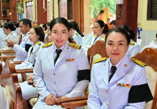 พช.ตระการพืชผล ร่วมพิธีบำเพ็ญกุศลถวายเป็นพระกุศลแด่ สมเด็จพระเจ้าลูกเธอ เจ้าฟ้าพัชรกิติยาภาฯ ในวาระครบ 100 วัน (สตมวาร)